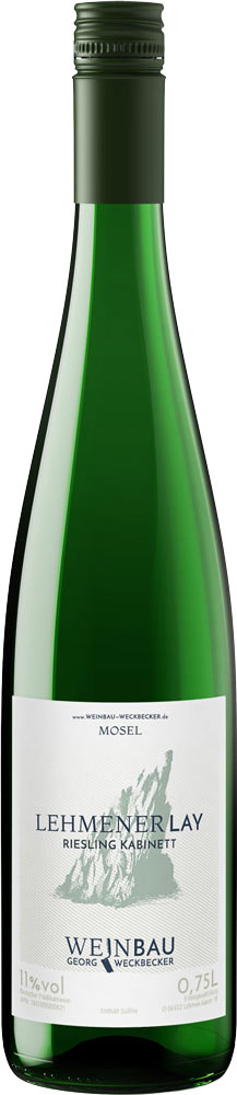 Weckbecker 2020 Lehmener Lay Riesling Kabinett