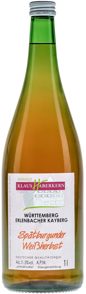 Klaus Haberkern 2021 Spätburgunder Rosé halbtrocken 1,0 L