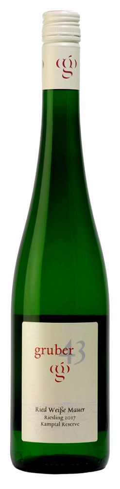 gruber43 2017 Riesling Ried Weisse Mauer Kamptal DAC Reserve trocken