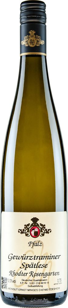 Ernst Minges 2019 Gewürztraminer Spätlese trocken