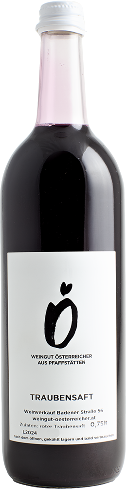 2025 Roter Traubensaft - Weingut Österreicher