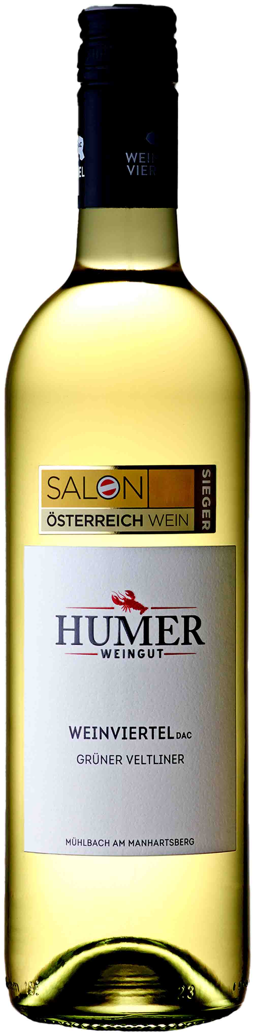 Humer 2022 Grüner Veltliner Weinviertel DAC "Classic" Bundessieger nachfolger trocken