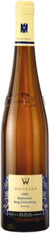 2008 Rüdesheim Berg Schlossberg Riesling Erstes Gewächs trocken - Weingüter Wegeler Oestrich