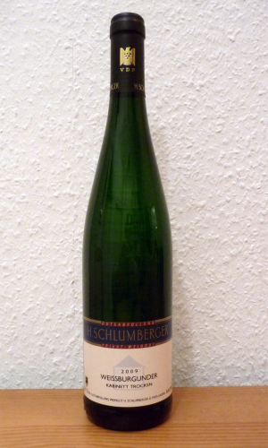 2009 Weißer Burgunder Kabinett Trocken - Privat-Weingut Schlumberger-Bernhart