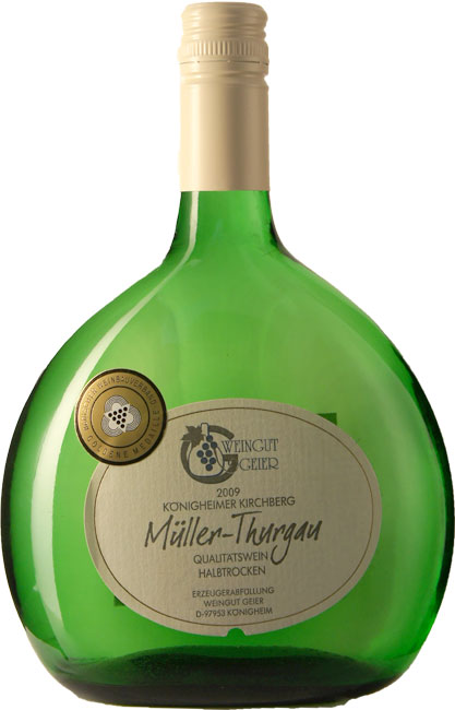 2009 Königheimer Kirchberg Müller-Thurgau QbA Halbtrocken - Weingut Geier