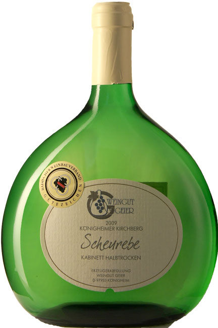 2013 Königheimer Kirchberg Scheurebe Kabinett halbtrocken. - Weingut Geier
