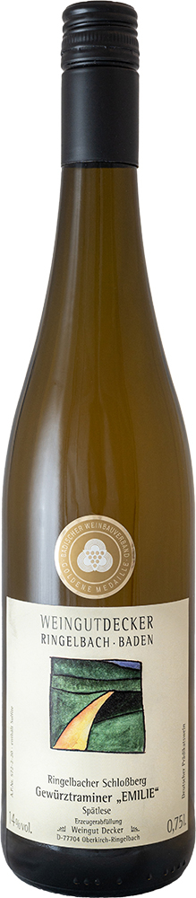 Decker 2018 Ringelbacher Schlossberg Gewürztraminer Spätlese lieblich