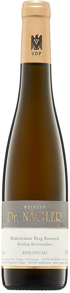 Dr. Nägler 2011 Rüdesheimer Berg Roseneck Riesling Beerenauslese edelsüß 0,375 L