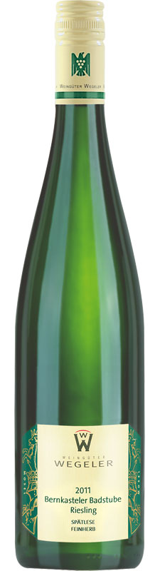 2011 Bernkastler Badstube Riesling Spätlese Feinherb - Weingut Wegeler