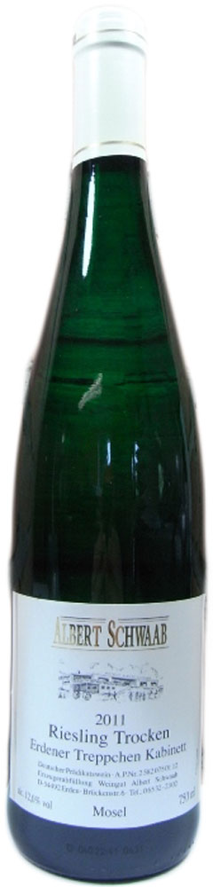 2011 Erdener Treppchen Riesling Kabinett trocken - Weingut Albert Schwaab