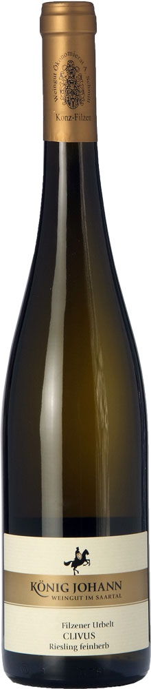 2012 CLIVUS Riesling halbtrocken - König Johann - Weingut im Saartal