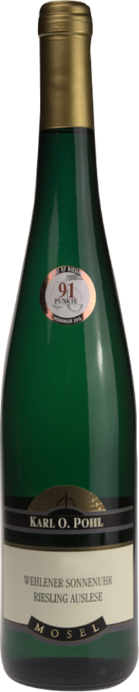 Karl O. Pohl 2015 Wehlener Sonnenuhr Riesling Auslese süß