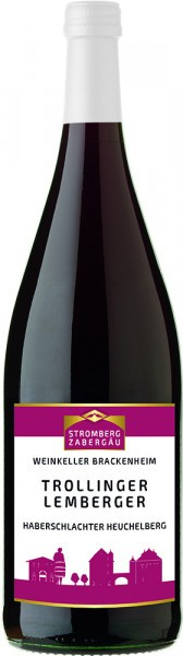 2019 Haberschlachter Heuchelberg Trollinger mit Lemberger 1L halbtrocken - Weingärtner Stromberg-Zabergäu