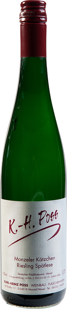 Karl-Heinz Poss 2021 Monzeler Kätzchen Riesling Spätlese süß