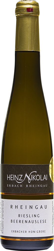 Heinz Nikolai 2018 Erbacher Honigberg Riesling Beerenauslese*** edelsüß 0,375 L