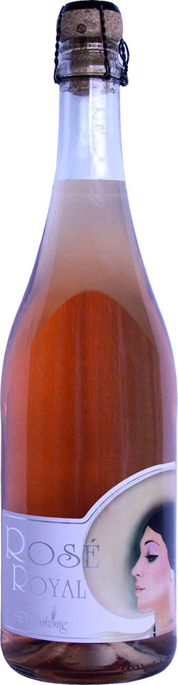 Rosé royal- Alkoholfrei, schäumendes Getränk aus entalkoholisiertem Wein halbtrocken - Weinkellerei Weinkönig