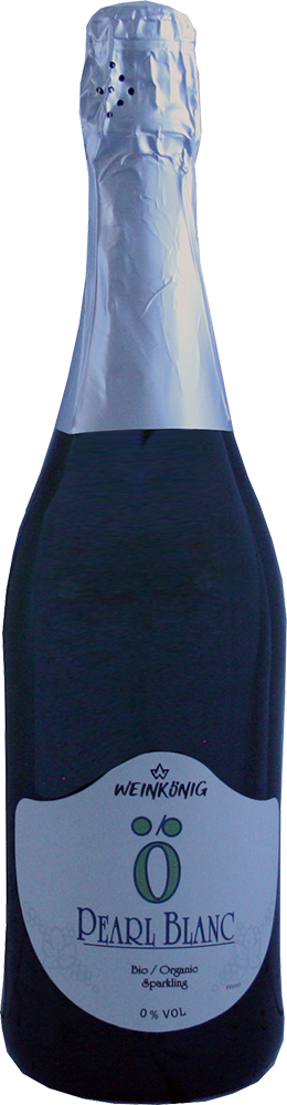 Pearl blanc - Schäumendes Getränk aus entalkoholisiertem Weißwein trocken Bio - Weinkellerei Weinkönig