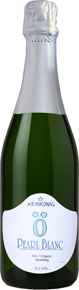 Pearl blanc - Schäumendes Getränk aus entalkoholisiertem Weißwein trocken Bio - Weinkellerei Weinkönig