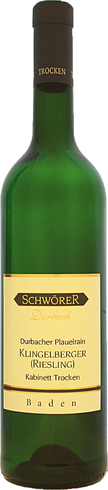 Schwörer 2021 Durbacher Plauelrain Klingelberger Riesling Kabinett trocken