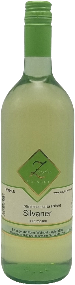 Ziegler 2021 Silvaner halbtrocken 1,0 L