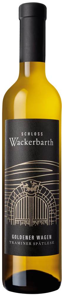 Sächsisches Staatsweingut Schloss Wackerbarth 2020 Radebeuler Goldener Wagen Traminer Spätlese lieblich 0,5 L