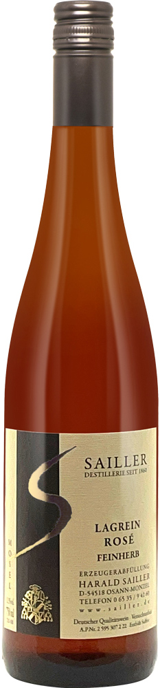 Weingut-Destillerie Harald Sailler 2021 Lagrein Rosé feinherb