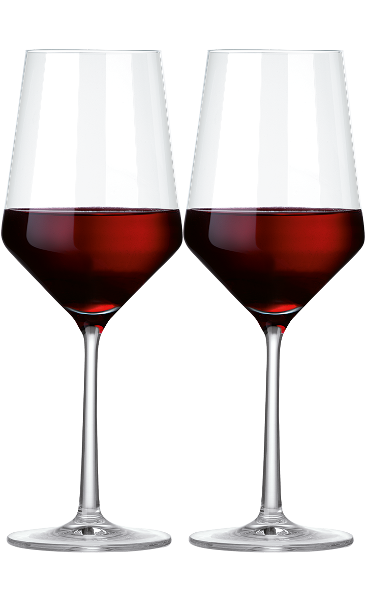 2er-Set Zwiesel Kristallglas Pure Rotwein-Glas