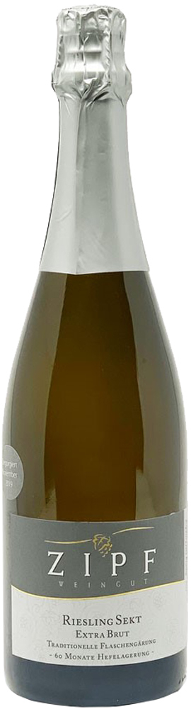 Zipf 2016 Riesling Sekt -55 Monate Hefelagerung- extra brut