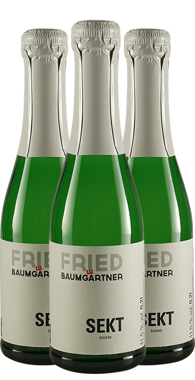 FRIED Baumgärtner  Cuvée Weiß "Sekt Weiß" trocken 0,2 L