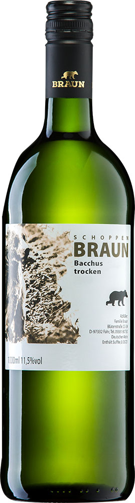 Familienweingut Braun 2021 Bacchus trocken 1,0 L