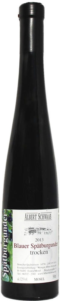 2017 Blauer Spätburgunder trocken - Weingut Albert Schwaab