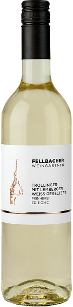 Fellbacher Weingärtner 2021 Trollinger mit Lemberger weiß gekeltert C feinherb