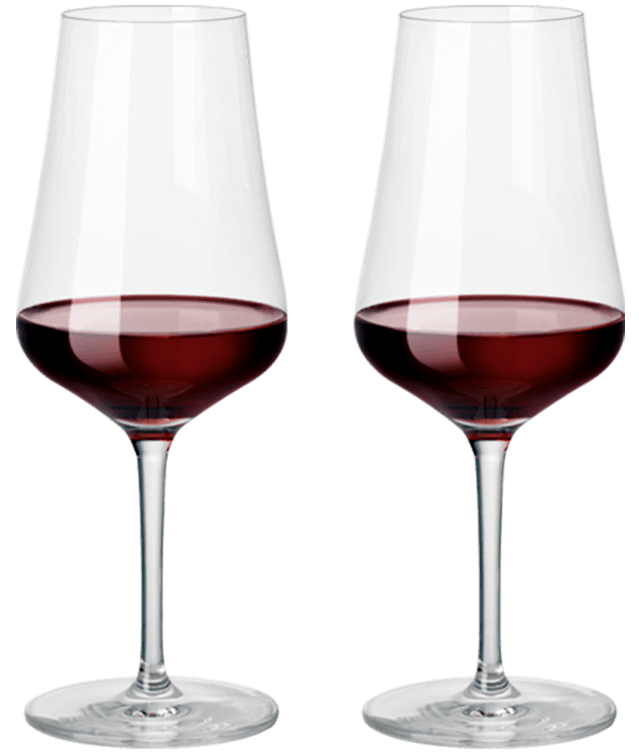 2er-Set Zwiesel Kristallglas Fine Rotwein-Glas