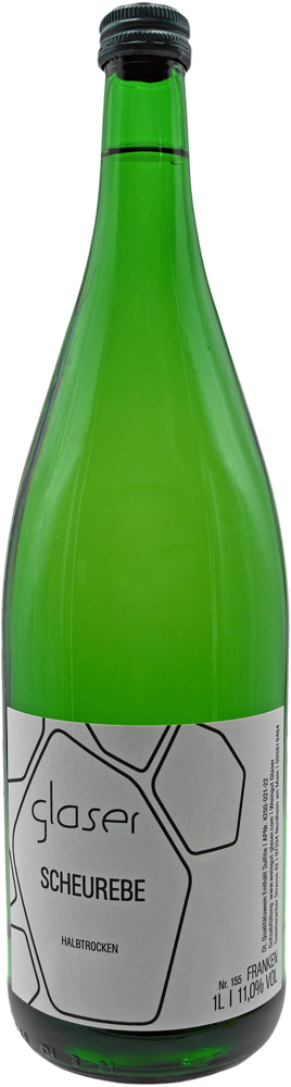 Glaser 2021 SCHEUREBE liter halbtrocken 1,0 L