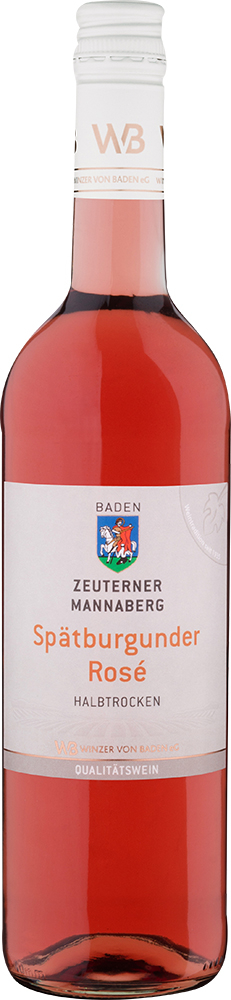Winzer von Baden 2021 Spätburgunder Rosé Zeuterner Mannaberg halbtrocken