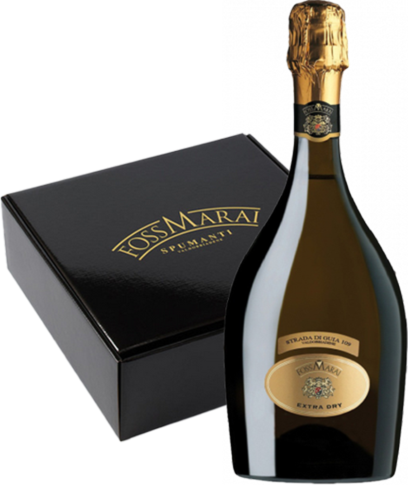 Strada di Guia 109 Valdobbiadene Prosecco Superiore DOCG in Geschenkpackung extra trocken - Foss Marai