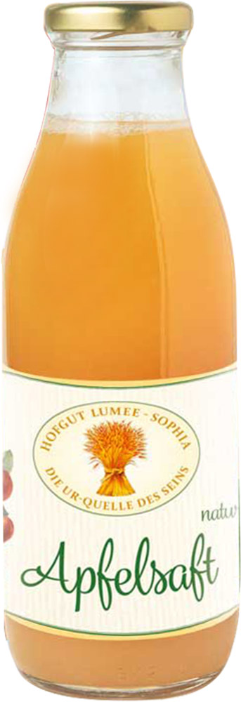 Apfelsaft naturtrüb Bio 0,5 L - Hofgut Lumee-Sophia