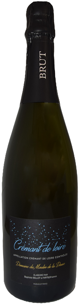 Rosé Crémant de Loire AOP brut Bio - Domaine du Moulin de la Douve