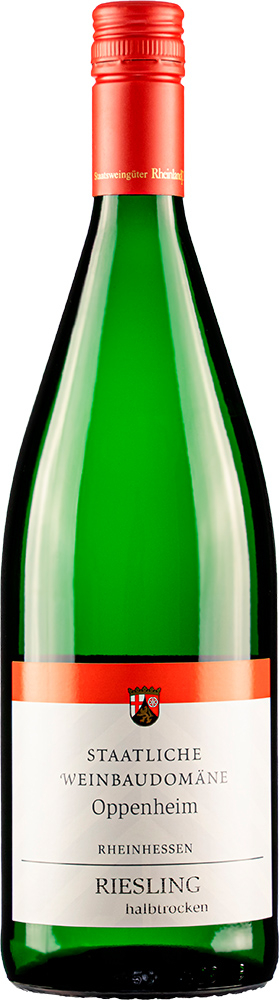 Staatliche Weinbaudomäne Oppenheim 2021 Riesling halbtrocken 1,0 L