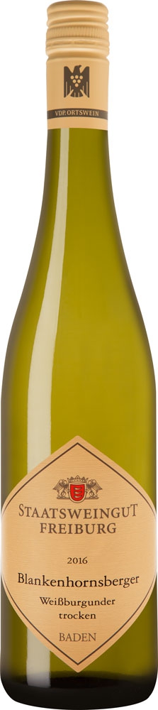 2016 Blankenhornsberger Weißburgunder VDP.Ortswein trocken - Staatsweingut Freiburg (VDP)