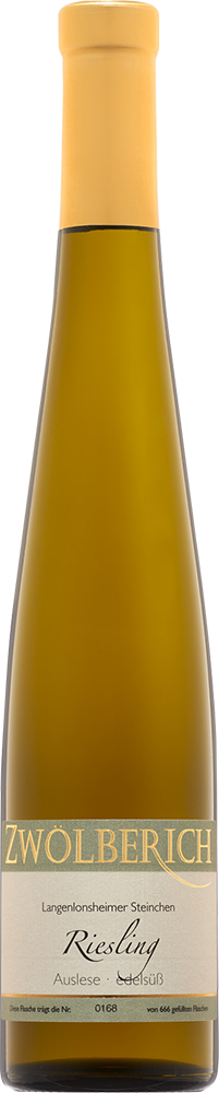 Zwölberich 2020 Langenlonsheimer Steinchen Riesling Auslese edelsüß 0,375 L