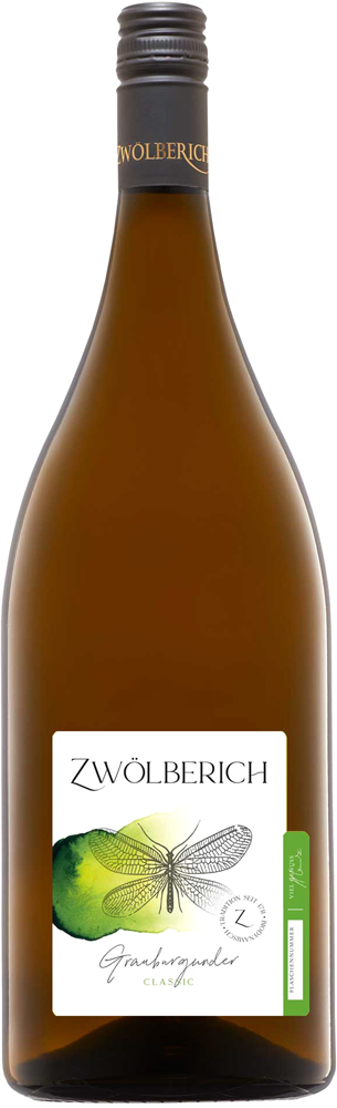 Zwölberich 2021 Grauburgunder Qualitätswein classic, Magnum 1,5 L