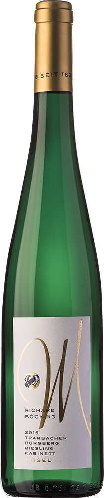 Richard Böcking 2016 Trarbacher Burgberg "M" Riesling Kabinett süß