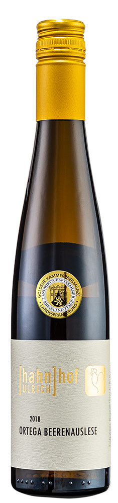 Hahnhof 2018 Ortega Beerenauslese edelsüß 0,375 L