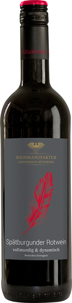 Weinmanufaktur Gengenbach 2019 "Glücksfeder" Spätburgunder Rotwein trocken