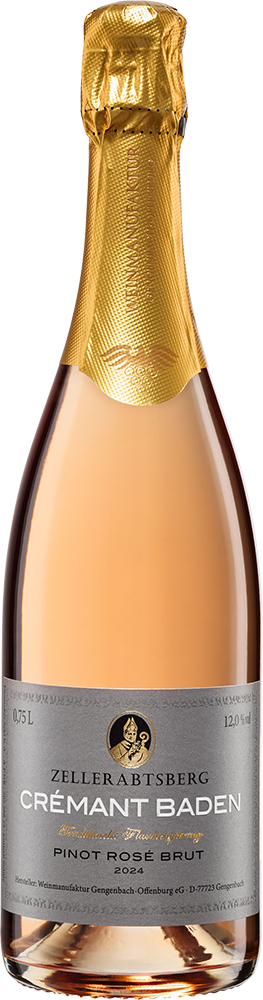 Zeller Abtsberg Crémant Baden Pinot Noir Rosé brut - Weinmanufaktur Gengenbach