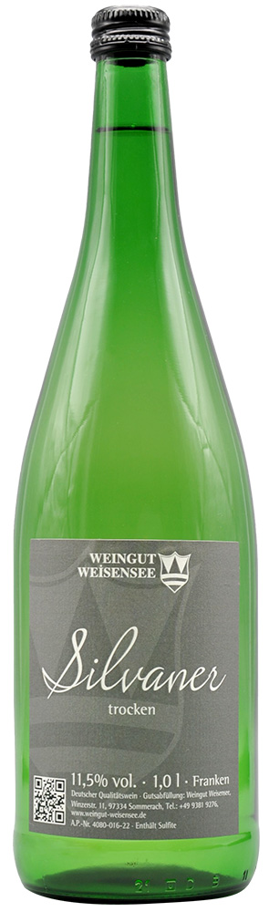 Weisensee 2021 Silvaner trocken 1,0 L