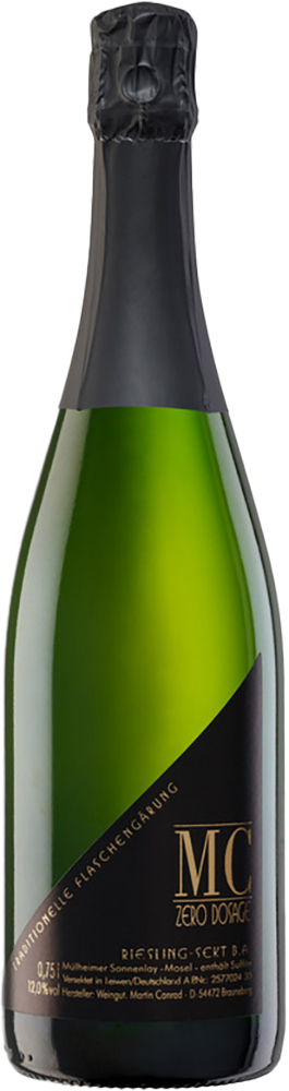 Martin Conrad 2016 MC Mülheimer Sonnenlay Riesling Sekt Zero Dosage brut nature