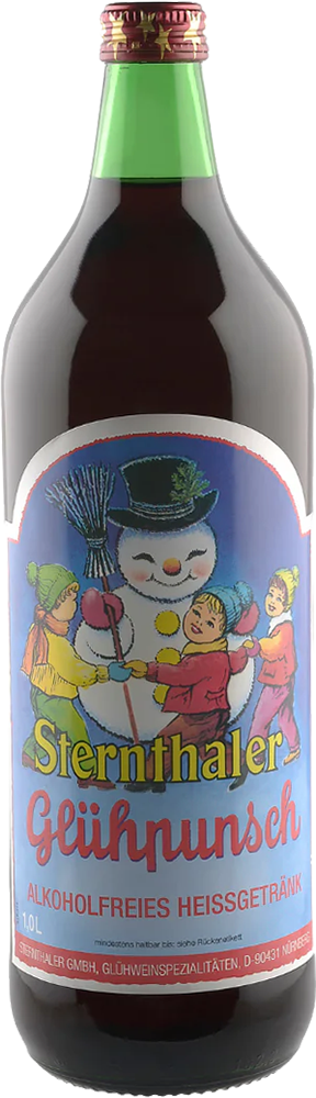 Sternthaler Glühpunsch alkoholfrei rot süß 1,0 L - Josef Drathen GmbH & Co. KG Wein- und Sektkellerei