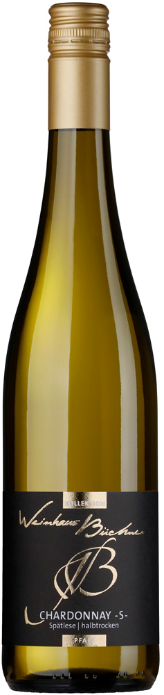 Weinhaus Büchner 2022 Chardonnay -S- Spätlese halbtrocken